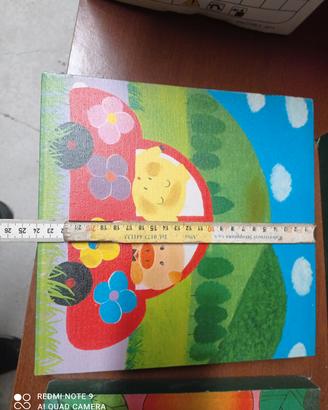 set 4 quadretti bambini