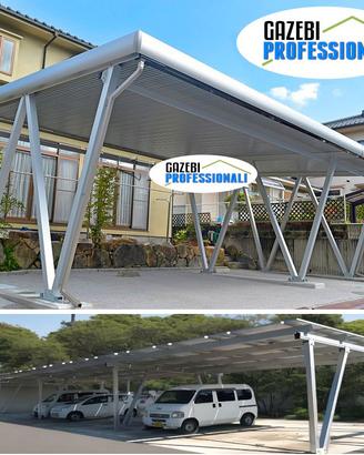 Carport auto fotovoltaico garage struttura gazebo