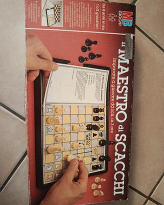 gioco vintage anni 80 il maestro di scacchi mb