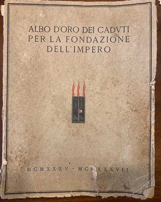 Albo d’oro dei caduti per la fondazione dell’imper