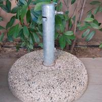 base in cemento per ombrellone
