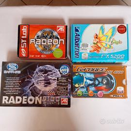 Lotto 4 gpu vintage AGP Boxate - lotto/singole