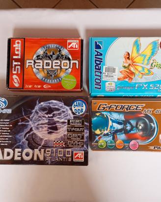 Lotto 4 gpu vintage AGP Boxate - lotto/singole