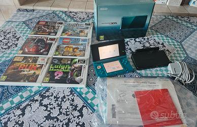 Nintendo 3DS con 6 giochi con appoggio di ricarica