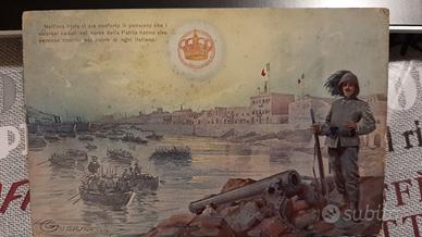 Cartolina in memoria dei caduti per la Patria