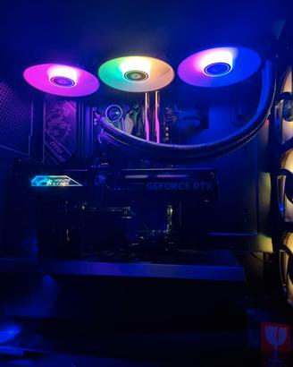 PC GAMING HIGH END ASSEMB. + SCATOLE + SETUP