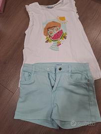 completino Mayoral maglietta e pantaloncino