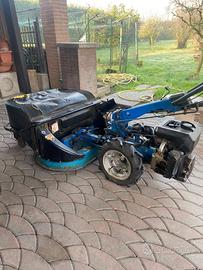 Motocoltivatore BCS + Raserba con cesto e Trincia