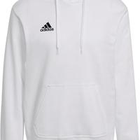 Felpa Adidas con cappuccio bianca