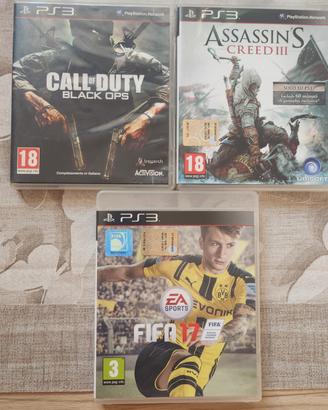 3 giochi per PS3 originali