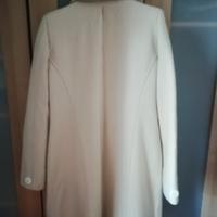 cappotto bianco panna 