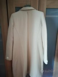 cappotto bianco panna 