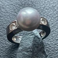 Anello con perla