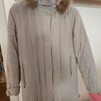 cappotto donna  con cappuccio staccabile