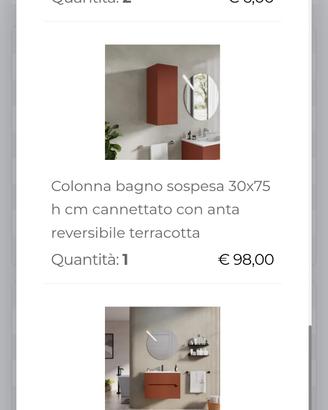 mobile bagno 
