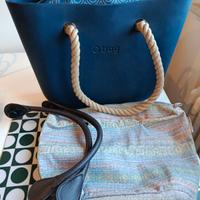 O bag blu completa + sacca interna e manici extra