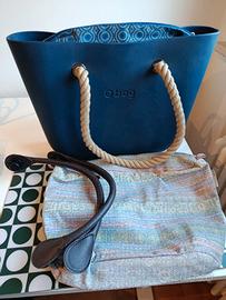 O bag blu completa + sacca interna e manici extra