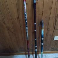 tre canne in buone condizioni,leggere bene.