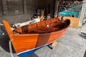 BARCA IN LEGNO 6 mt LANCIA "Cantiere Montisola"