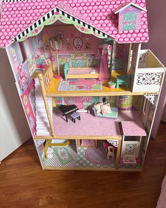 Grande casa delle bambole KidKraft in legno con mo