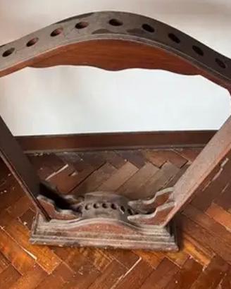 Portaombrelli antico in legno