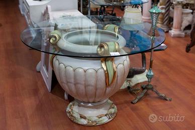 Tavolino da Salotto con Piano in Vetro – 25050