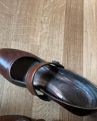 Scarpe vintage in pelle – Mary Jane anni ’70