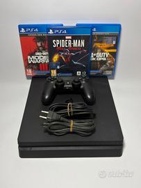 PS4 Slim 2 TB - 3 Giochi - Controller