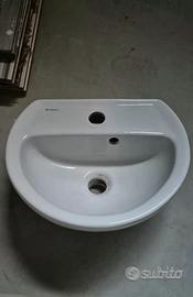 Lavandino bianco in ceramica, Geberit Pozzi Ginori