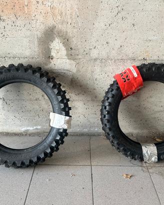 Coppia di ruote da motocross