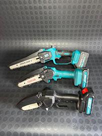 Mini motosega da potatura a batteria