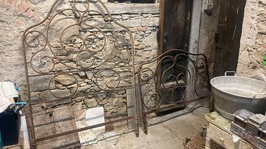 Letti in ferro antichi da restaurare - Sportelli