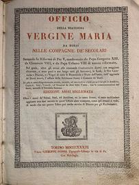 Officio della Beatissima Vergine Maria - 1836