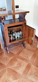 Mobiletto bar legno