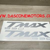 coppia adesivi scudo tmax 530 ARGENTO