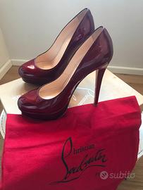 Christian Louboutin BIANCA 140mm Metal Patent CALF