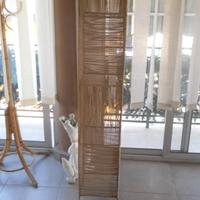 Lampada a spago con struttura in ferro