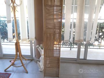 Lampada a spago con struttura in ferro