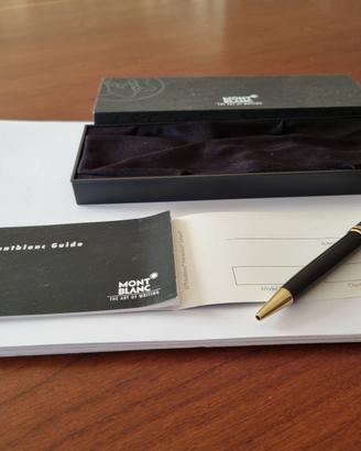 Montblanc nuova, scatola con coperchio e libretto 