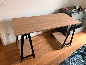 Scrivania legno stile industriale