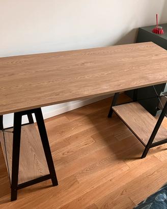 Scrivania legno stile industriale