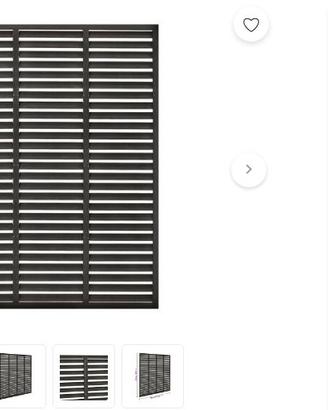 recinzione a persiana in  WPC, PVC