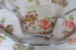 Manubrio moto cromati