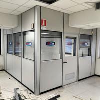 Doppia parete ufficio da 12.5 mq su due lati