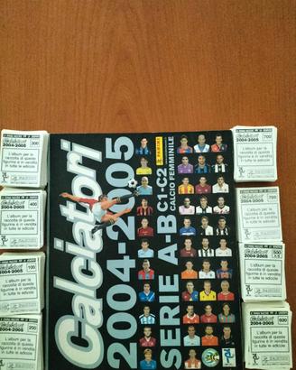 ALBUM CALCIATORI PANINI 2004-05 + SET. FIGURINE