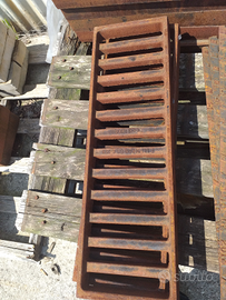 Griglie in ghisa per canalette cm. 15 c. 250, carr