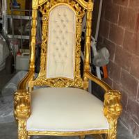 Poltrona Trono Barocco