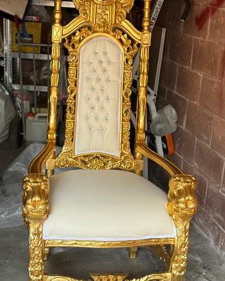 Poltrona Trono Barocco