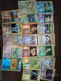 Lotto 19 carte Pokemon Reverse set Evolutions XY 