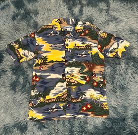 Camicia hawaiana vintage Utility 100% Rayon